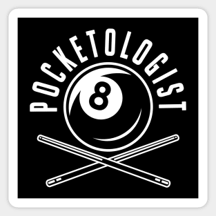 Billards pocketologist Sticker